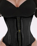 Curvalu Comfort Hourglass Shaping Waist Trainer Zíper e Ganchos