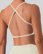 Curvalu Backless Push-Up Bra Deep U-Shaped Adhesive