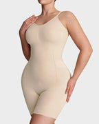 Curvalu All-in-One Snap-Off Sculpting Bodysuit Shapewear 6-Zone Compression
