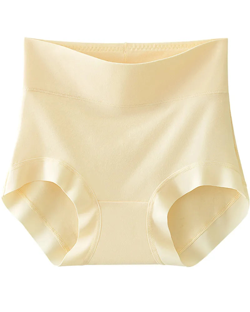 Curvalu High Waist Tummy Control Panties Long Staple Cotton