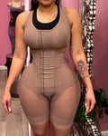 Curvalu Full Body Shapewear Tummy Control Hook Eye Adjustable Bodyshaper