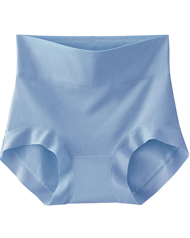 Curvalu High Waist Tummy Control Panties Long Staple Cotton
