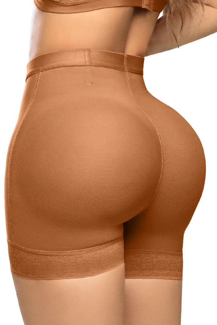 Curvalu Braguita de Encaje con Efecto Lifting de Glúteos Shorts Invisibles