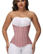 Curvalu Double Layer Waist Trainer Belt Steel Boned Compression